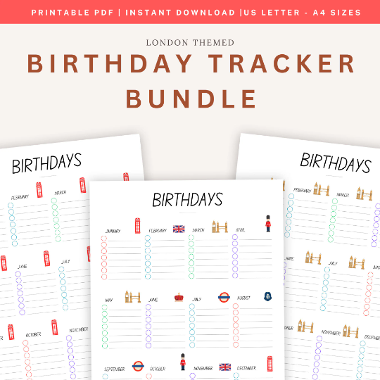 Birthday tracker_three bundles