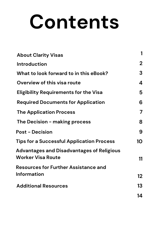 Our Guide to the Religious Worker - Temporary Visa Application 